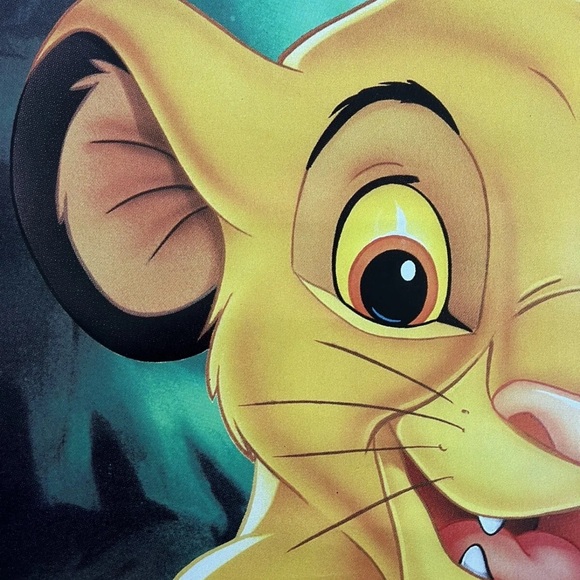 Disney Lion King Vintage 1995 2-Sided Vinyl Store Display Banner - Approx 34x57 - Picture 5 of 15